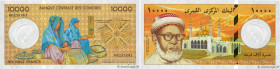 Country : COMOROS 
Face Value : 10000 Francs 
Date : (1997) 
Period/Province/Bank : Banque Centrale des Comores 
Catalogue reference : P.14 
Alphabet ...