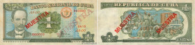 Country : CUBA 
Face Value : 1 Peso Spécimen 
Date : 1995 
Period/Province/Bank : Banco Nacional de Cuba 
Catalogue reference : P.112s 
Alphabet - sig...