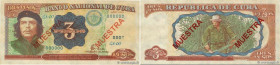 Country : CUBA 
Face Value : 3 Peso Spécimen 
Date : 1995 
Period/Province/Bank : Banco Nacional de Cuba 
Catalogue reference : P.113s 
Alphabet - sig...