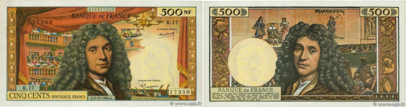 Country : FRANCE 
Face Value : 500 Nouveaux Francs MOLIÈRE 
Date : 03 décembre 1...