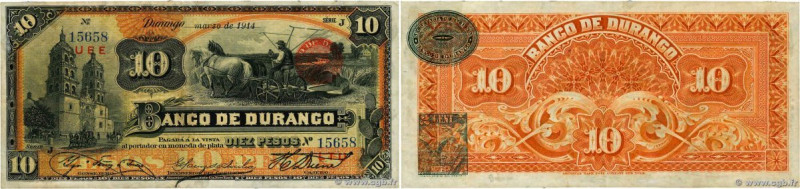 Country : MEXICO 
Face Value : 10 Pesos 
Date : mars 1914 
Period/Province/Bank ...