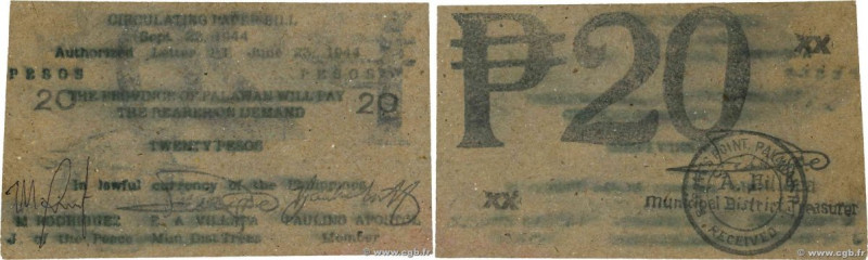 Country : PHILIPPINES 
Face Value : 20 Pesos 
Date : 22 septembre 1944 
Period/P...