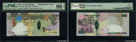 Country : QATAR 
Face Value : 100 Riyals Remplacement 
Date : (2007) 
Period/Province/Bank : Qatar Central Bank 
Catalogue reference : P.26a 
Alphabet...