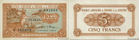Country : RWANDA BURUNDI 
Face Value : 5 Francs 
Date : 15 septembre 1960 
Period/Province/Bank : Banque d'Émission du Rwanda et du Burundi 
Catalogue...