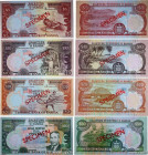 Country : SAMOA 
Face Value : 5 au 50 Tala Spécimen 
Date : (2002-2006) 
Period/Province/Bank : Central Bank of Samoa 
Catalogue reference : P.33s au ...