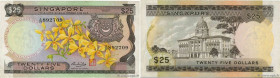 Country : SINGAPORE 
Face Value : 25 Dollars 
Date : (1973) 
Period/Province/Bank : Board of Commissioners Currency 
Catalogue reference : P.4 
Alphab...