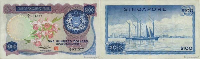 Country : SINGAPORE 
Face Value : 100 Dollars 
Date : (1973) 
Period/Province/Ba...