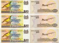 Country : SINGAPORE 
Face Value : 20 Dollars Lot 
Date : (1979) 
Period/Province/Bank : Board of Commissioners Currency 
Catalogue reference : P.12 
A...
