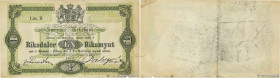 Country : SWEDEN 
Face Value : 1 Riksdaler 
Date : 1873 
Period/Province/Bank : Sveriges Riksbank 
Catalogue reference : P.A139c 
Alphabet - signature...