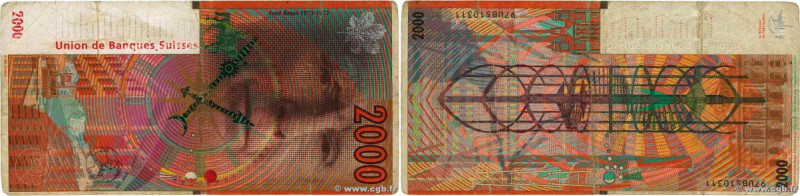 Country : SWITZERLAND 
Face Value : 2000 Francs Test Note 
Date : 1997 
Period/P...