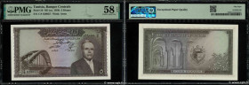 Country : TUNISIA 
Face Value : 5 Dinars 
Date : (1958) 
Period/Province/Bank : Banque Centrale de Tunisie 
Catalogue reference : P.59 
Alphabet - sig...