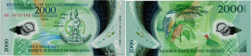 Country : VANUATU 
Face Value : 2000 Vatu 
Date : (2014) 
Period/Province/Bank :...