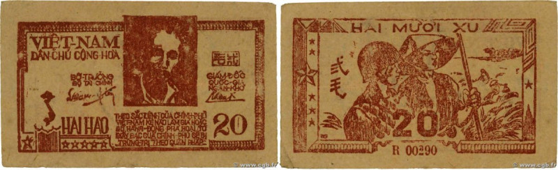 Country : VIETNAM 
Face Value : 20 Xu 
Date : (1948) 
Period/Province/Bank : Viê...