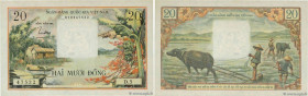 Country : SOUTH VIETNAM 
Face Value : 20 Dong 
Date : (1956) 
Period/Province/Bank : Ngân Hàng Viêt Nam 
Catalogue reference : P.4a 
Alphabet - signat...