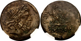 Ancient Greece Amisus (Black Sea) Tetrahalk 85 - 65 BC (ND) NGC Ch AU

HGC 7, 245. SNG Black Sea 1220-1231; Bronze 21 mm; Mithradates VI Eupator; Ob...