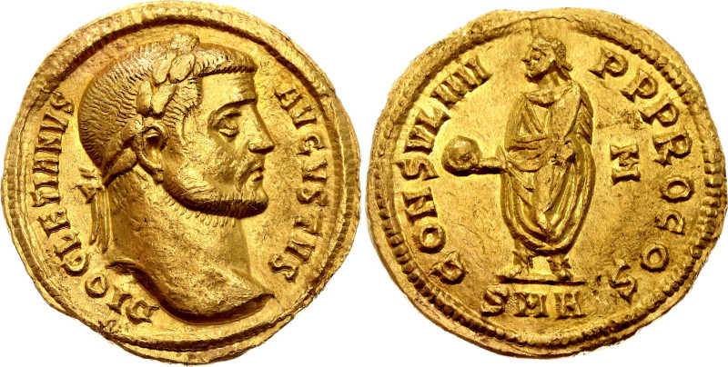 Roman Empire Diocletian AV Aureus 290 - 292 AD (ND) Antioch

RIC V.2 307, C. 4...