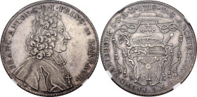 Austrian States Salzburg 1/2 Taler 1718 NGC AU55

KM# 307; Silver; Franz Anton von Harrach