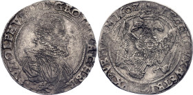 Bohemia Taler 1602

MB# 255, Dav. 8079, N# 92158; Silver; Rudolf II; Kuttenberg Mint; XF