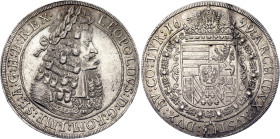 Austria Taler 1699

KM# 1303.4, Dav. 3245; Silver; Leopold I; Hall Mint; AUNC with mint luster