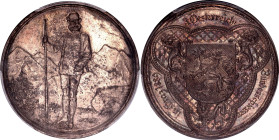 Austria 2 Gulden 1889 Bronze Medal "Shooting Festival in Graz" PCGS SP63 Top Pop

Hauser# 5156; Bronze 36 mm, 17.73 g; Franz Joseph I; By H. Jauner;...