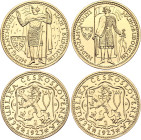 Czech Republic Competition Designs for the St. Wenceslav Dukat 1923 Dated

Gold (.986); The weight of each coin is 3.5 g; By Otakar Španiel; A wonde...