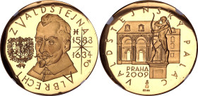 Czech Republic Gold Medal "Albrecht von Wallenstein - Wallenstein Palace" 2009 NGC PF66 ULTRA CAMEO

Gold (.986) 34 g, Proof; By Z. Kolářský; Obv: B...