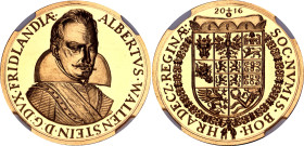 Czech Republic Gold Medal "Albrecht von Wallenstein" 2016 NGC PF67 ULTRA CAMEO

Gold 16 g, Proof; By P. Soušek; Issued by Czech Numismatic Society H...