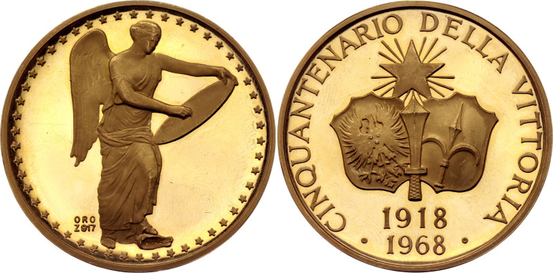 Italy Gold Medal "50th Anniversary of the Victory 1918 - 1968" 1968

Gold (.91...