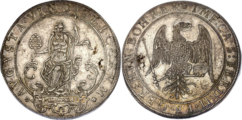 German States Augsburg Taler 1624

Dav. 5012; Forster 150.; Silver; Mit Schrei...