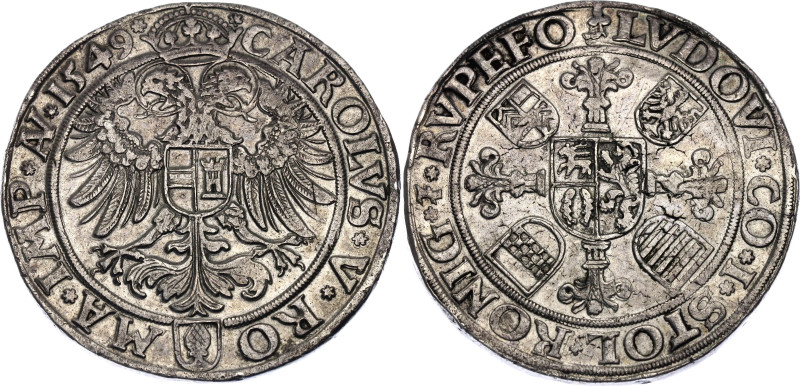 German States Stolberg-Konigstein-Rochefort Taler 1549

MB# 9, Dav# 9864; Silv...