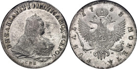 Russia 1 Rouble 1753 СПБ IM NGC UNC

Bit# 270, 2,5 R. by Petrov, C# 19b.5, N# 98054; Silver; UNC Det. Obv. Damage; With a nice toning