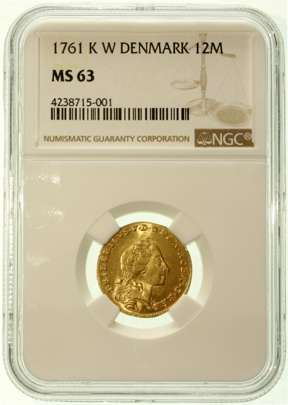 Ausländische Goldmünzen und -medaillen Dänemark Friedrich V., 1746-1766
Kurantd...