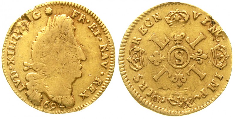 Ausländische Goldmünzen und -medaillen Frankreich Ludwig XIV., 1643-1715
Louis ...