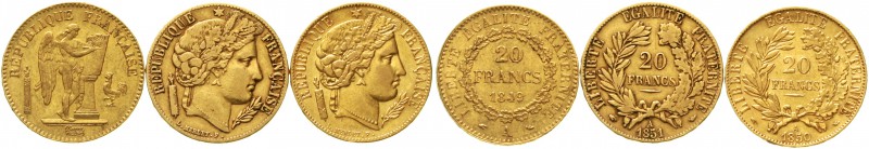 Ausländische Goldmünzen und -medaillen Frankreich Zweite Republik, 1848-1852
3 ...