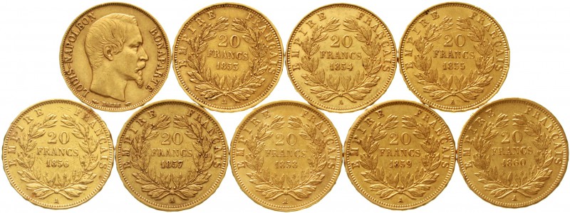Ausländische Goldmünzen und -medaillen Frankreich Napoleon III., 1852-1870
9 ve...