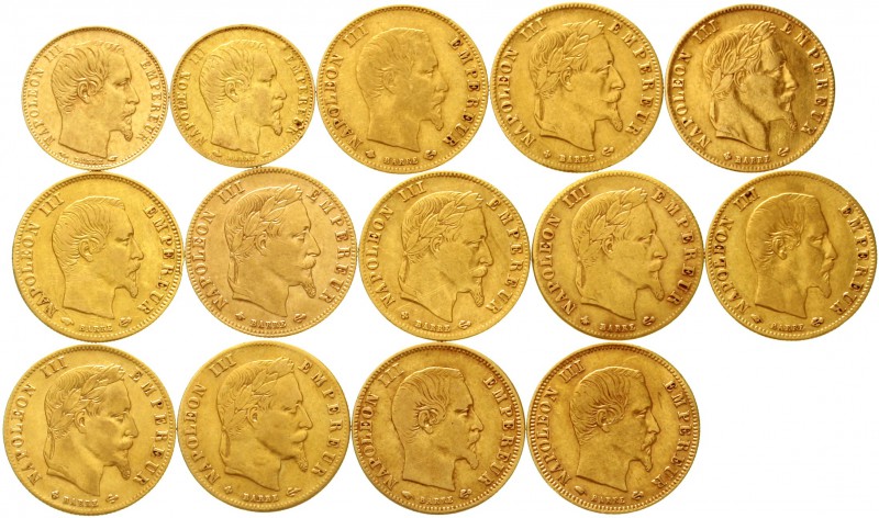 Ausländische Goldmünzen und -medaillen Frankreich Napoleon III., 1852-1870
14 v...