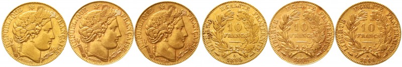 Ausländische Goldmünzen und -medaillen Frankreich Dritte Republik, 1871-1940
3 ...