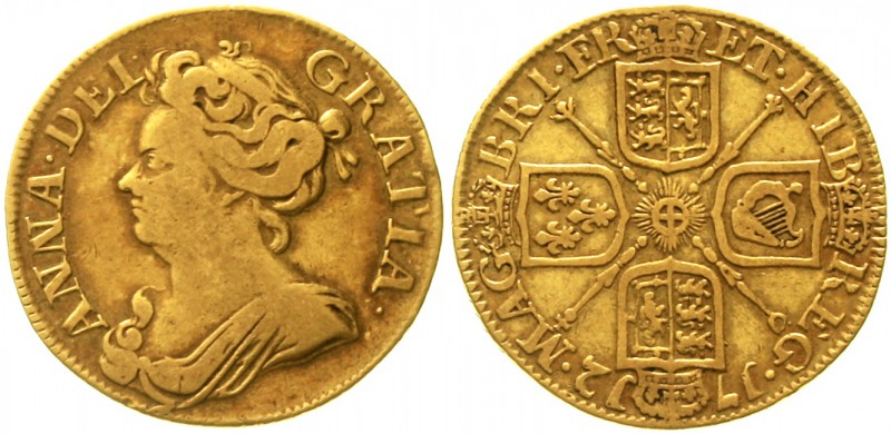 Ausländische Goldmünzen und -medaillen Grossbritannien Anne, 1702-1714
Guinea 1...