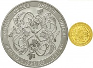 Ausländische Goldmünzen und -medaillen Irland Freistaat, seit 1922
Set mit 10 Euro Silber und 20 Euro Gold 2007. Irländische Kultur, 1/25 Unze Gold u...