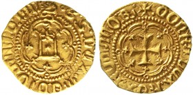 Ausländische Goldmünzen und -medaillen Italien-Genua Galeazzo Maria Sforza 1466-1476
Ducato o.J. Kastell im Achtpass/Kreuz im Achtpass. 3,50 g.
vorz...