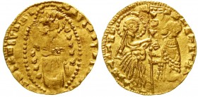 Ausländische Goldmünzen und -medaillen Italien-Venedig Ludovico Manin, 1789-1797
Unbestimmter levantinischer Beischlag zu einer Zecchine. 3,52 g.
sc...