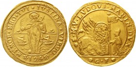 Ausländische Goldmünzen und -medaillen Italien-Venedig Ludovico Manin, 1789-1797
Ducatone zu 24 Zecchini o.J. (1789/1790) G. F. (Giacomo Foscarini). ...