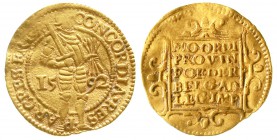 Ausländische Goldmünzen und -medaillen Niederlande-Friesland Provinz
Dukat 1592. 3,49 g.
schön/sehr schön, gewellt