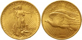 Ausländische Goldmünzen und -medaillen Vereinigte Staaten von Amerika Unabhängigkeit, seit 1776
20 Dollars 1908, Philadelphia. no Motto. 33,44 g. 900...