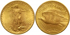 Ausländische Goldmünzen und -medaillen Vereinigte Staaten von Amerika Unabhängigkeit, seit 1776
20 Dollars 1924, Philadelphia. no Motto. 33,44 g. 900...