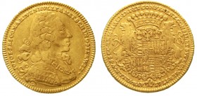 Gold der Habsburger Erblande und Österreichs Khevenhüller-Metsch Johann Josef 1742-1776
Dukat 1761, Wien. Geharnischtes Brustbild n.r. mit umgelegtem...