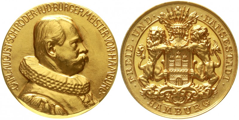 Altdeutsche Goldmünzen und -medaillen Hamburg-Stadt
Goldmedaille o.J. (um 1913)...
