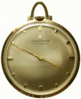 Uhren aus Gold Taschenuhren
Jubiläums-Taschenuhr JUNGHANS, Gelbgold 585. Um 1960. Werk mit 17 Steinen. Gravur "RUHRKOHLE AG 25 Jahre". 34 mm; 25,79 g...