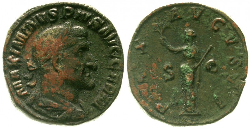 Römische Münzen Kaiserzeit Maximinus I. Thrax, 235-238
Sesterz 236/237. Bel., d...