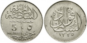 Ausländische Münzen und Medaillen Ägypten Fuad, 1917-1936
5 Piaster 1920 H. gutes vorzüglich, selten